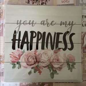 You are my happiness canvas